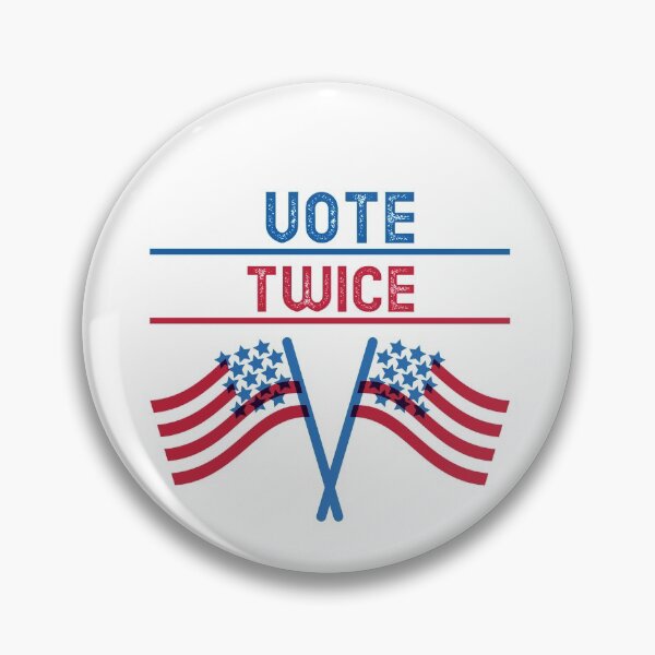 Item preview, VOTE TWICE designed and sold by YourEssentials.