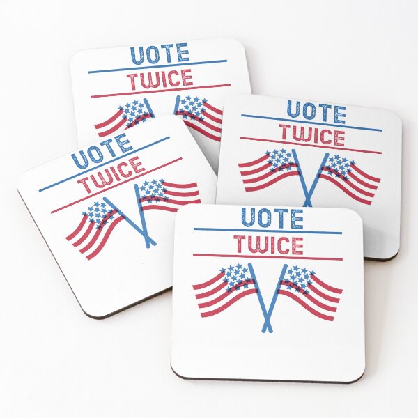 Item preview, VOTE TWICE designed and sold by YourEssentials.