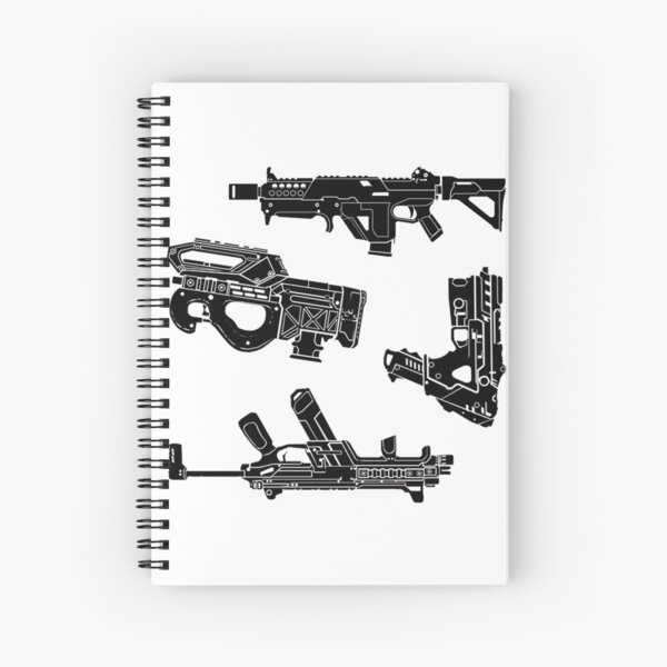 Gaming Spiral Notebooks Redbubble - cyberpunk sniper roblox id