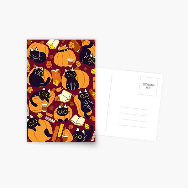 Item preview, Cats, Pumpkins and Books designed and sold by TaylorRoss1.