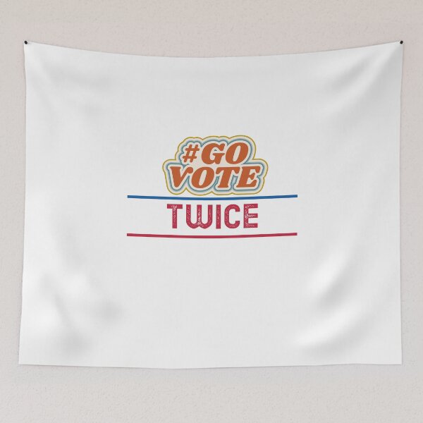 Item preview, VOTE TWICE designed and sold by YourEssentials.
