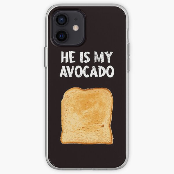 Funny Matching Outfit for Couples He is My Avocado T-Shirt iPhone Soft Case