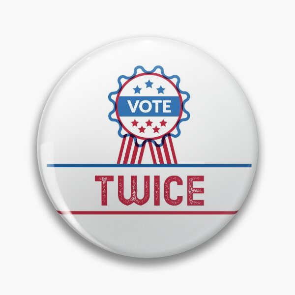 Item preview, VOTE TWICE designed and sold by YourEssentials.
