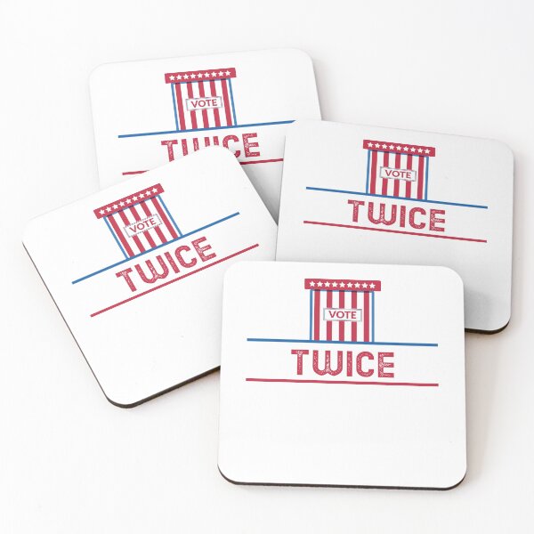 Item preview, VOTE TWICE designed and sold by YourEssentials.