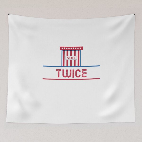 Item preview, VOTE TWICE designed and sold by YourEssentials.
