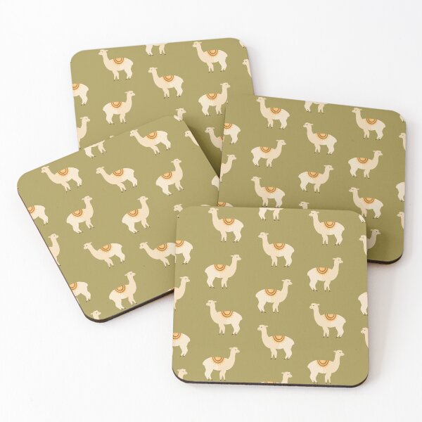 Item preview, Alpacas on green designed and sold by reneesillus.