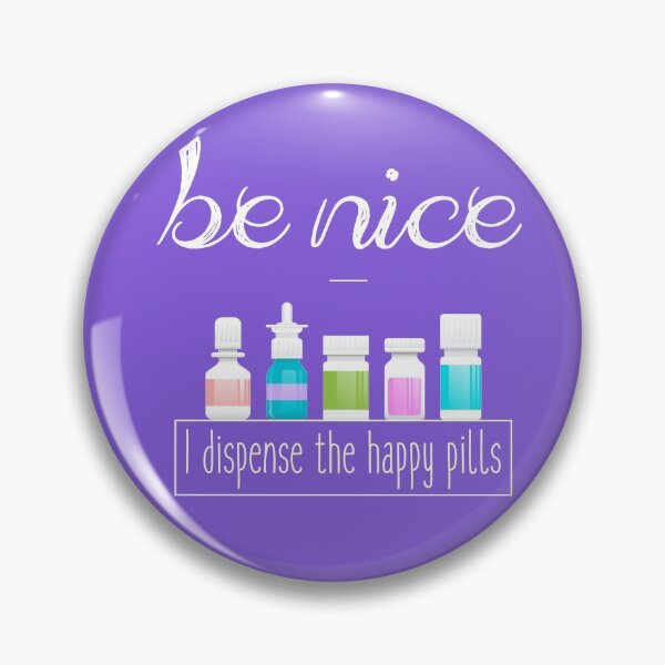 Item preview, Be Nice - I Dispense The Happy Pills - Cool Nurse Medical Design designed and sold by overstyle.