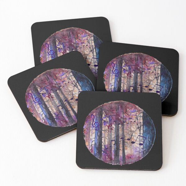 Item preview, Purple Nature Pastel Music Notes designed and sold by dacdibac.