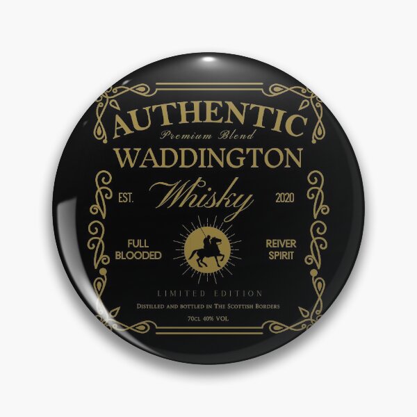 Item preview, WADDINGTON Whisky Label | Border Reivers designed and sold by yourscotborders.