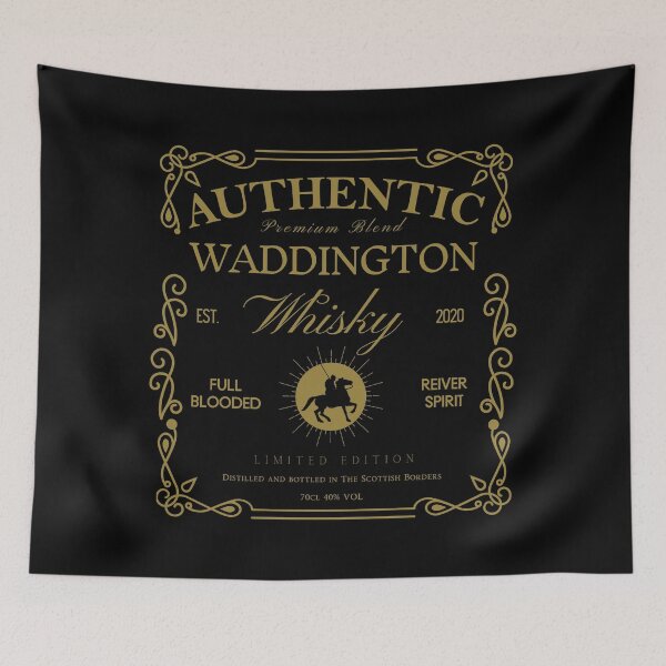 Item preview, WADDINGTON Whisky Label | Border Reivers designed and sold by yourscotborders.