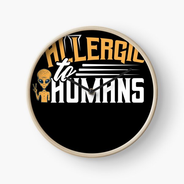 Item preview, Allergic to Humans Shirt science Space UFO designed and sold by Grinover.