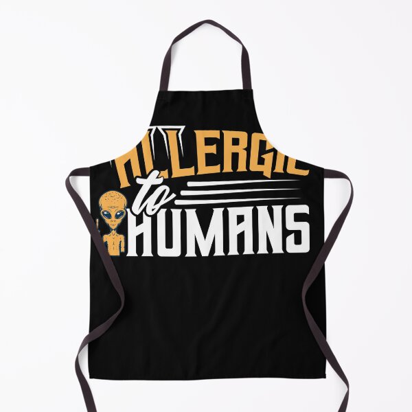 Item preview, Allergic to Humans Shirt science Space UFO designed and sold by Grinover.