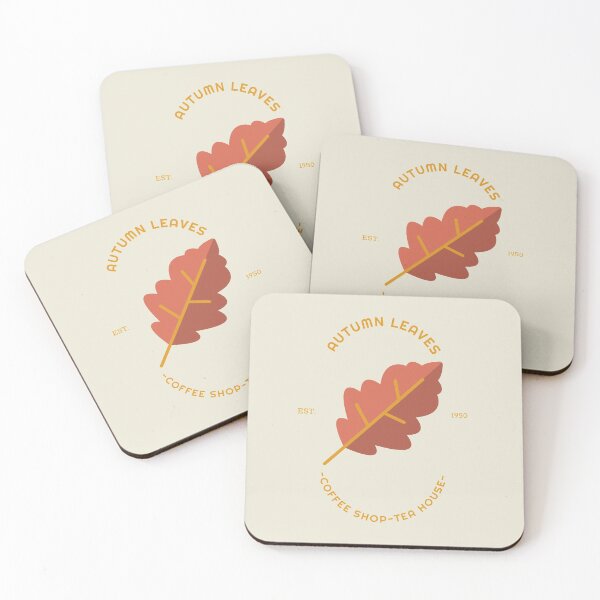 Item preview, Cafetería de hojas de otoño / casa de té designed and sold by buddhabubbapod.
