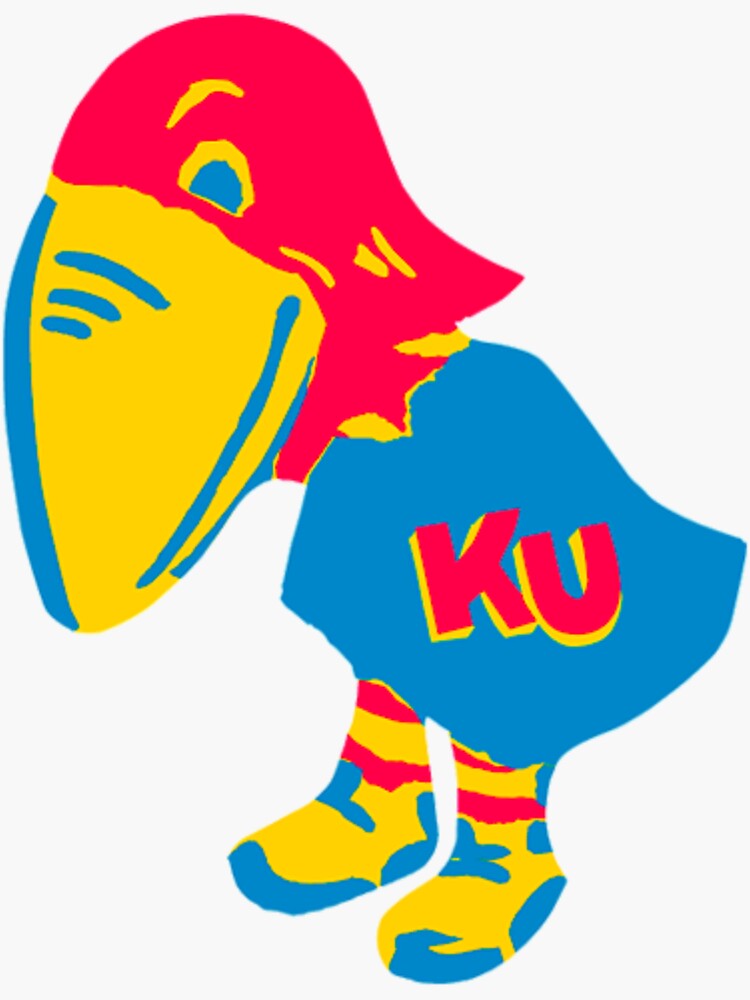"1923 KU Jayhawk" Sticker for Sale by JerushaRowden Redbubble