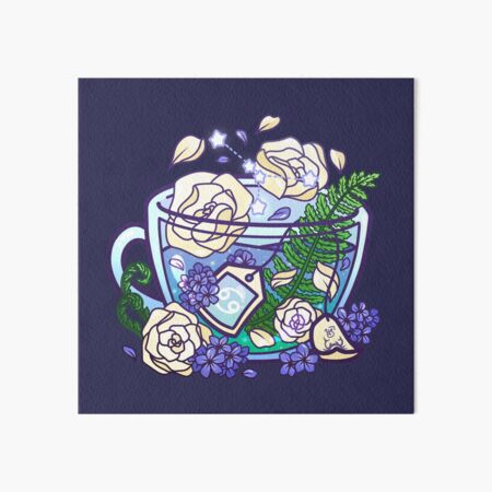 Cancer Zodiac Teacup Art Board Print