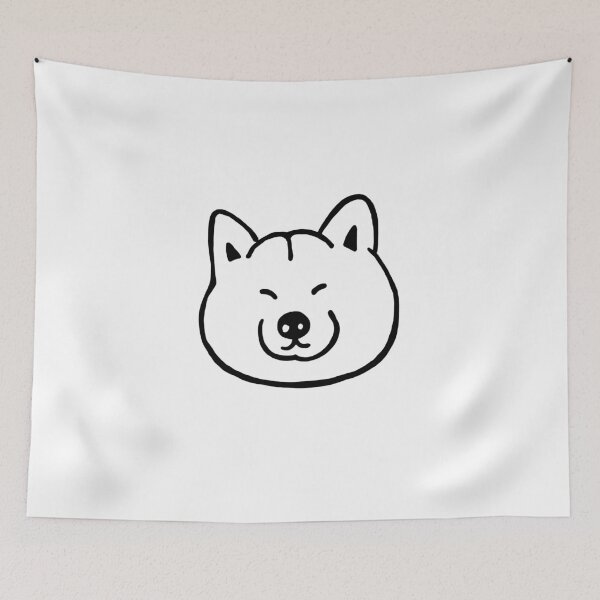 Item preview, Sleepy Akita designed and sold by PawPawDog.