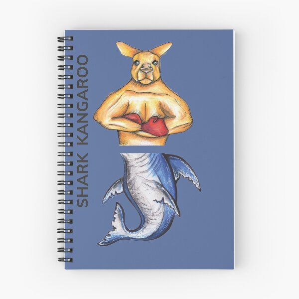 Item preview, SHARK KANGAROO by FrankenDuo azure blue designed and sold by FrankenDuo.