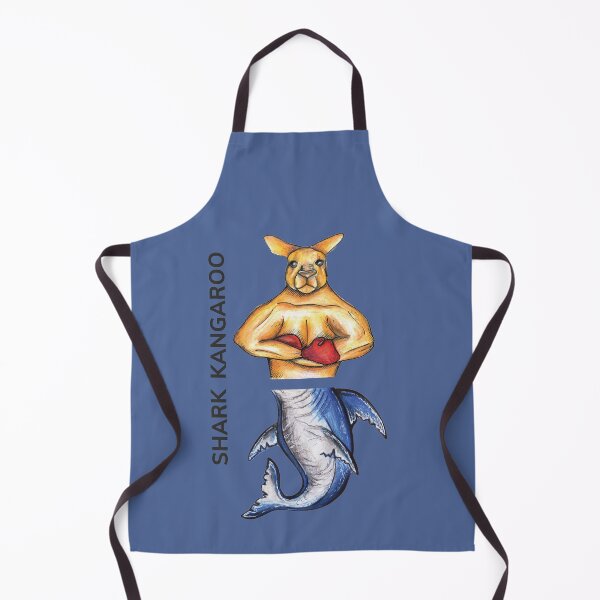 Item preview, SHARK KANGAROO by FrankenDuo azure blue designed and sold by FrankenDuo.