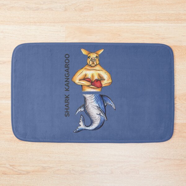 Item preview, SHARK KANGAROO by FrankenDuo azure blue designed and sold by FrankenDuo.