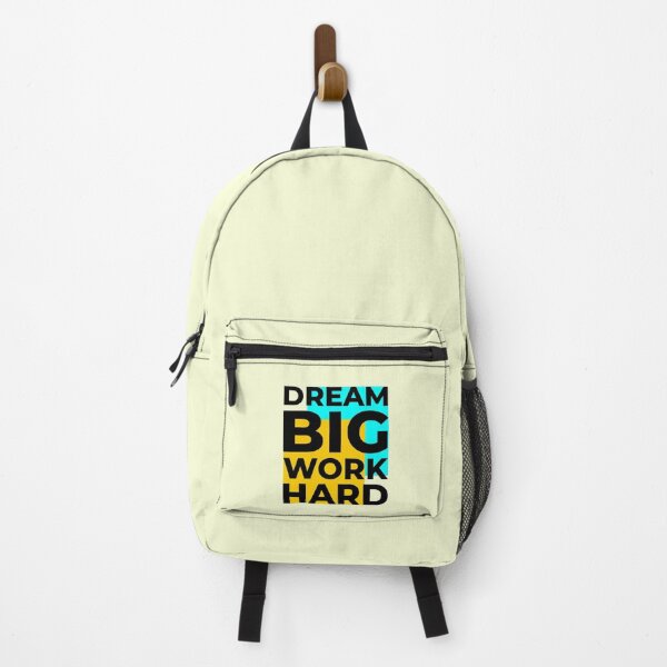 Item preview, Dream Big Work Hard Typography designed and sold by paradiskt.