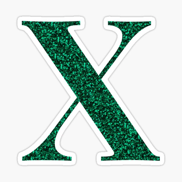 10 EACH LETTER X DECALS X MARKS THE SPOT F52-4A
