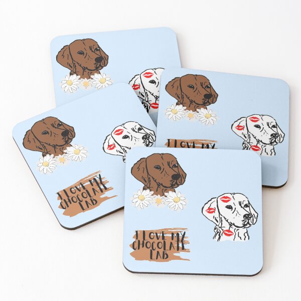 Item preview, Chocolate lab stickerpack  designed and sold by NinaBetterNot.