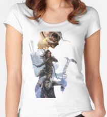 Tomb Raider Women's Fitted Scoop T-Shirt