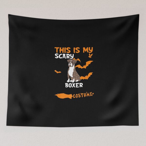 Item preview, Boxer Brindle Costume Halloween Lazy Scary Dog Premium designed and sold by DoreskyDavid.