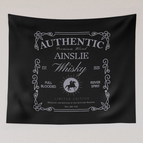 Artikelvorschau, AINSLIE Whisky Label | Border Reivers entworfen und verkauft von yourscotborders.