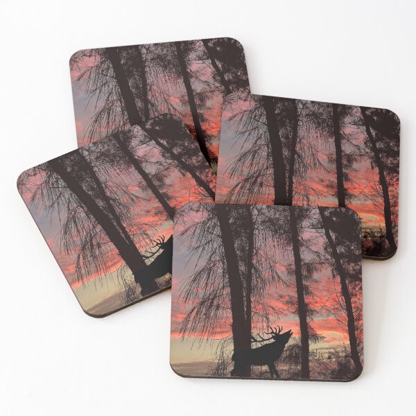 Item preview, Deer in woods designed and sold by FolkDepot.
