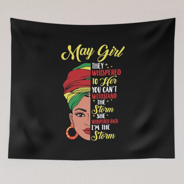 Item preview, Melanin Queen May Girl I Am The Storm African Woman designed and sold by CreativeGift.