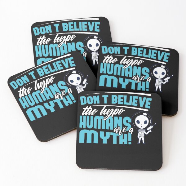 Item preview, Humans Myth alien space shirt design designed and sold by Grinover.