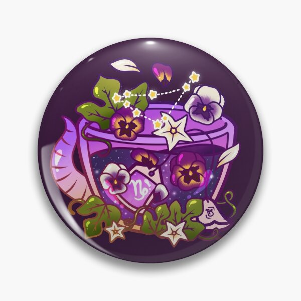 Storm in a Teacup enamel pin - kraken - creepy cute - pastel goth - spooky  - lapel pin badge