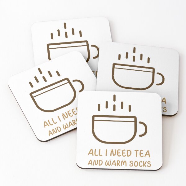 Item preview, ALL I  NEED TEA AND WARM SOCKS designed and sold by Ashalcheema.