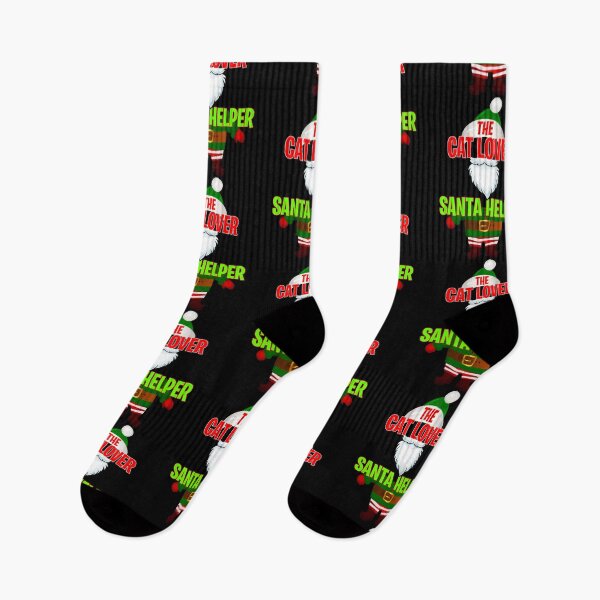 Item preview, Santas Little Helper The Cat Lover Santa Helper Christmas  designed and sold by BitcoinBros.