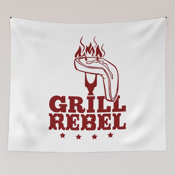 Item preview, Grill Rebel; BBQ; designed and sold by StickerApe.