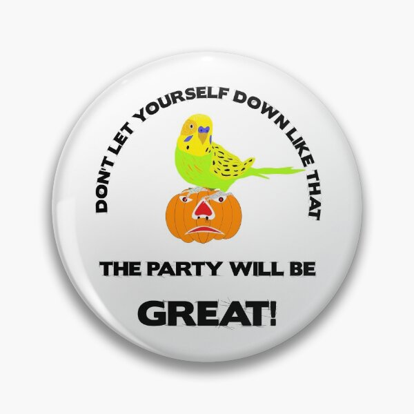 Item preview, Budgie Karl and Fridolin the pumpkin. designed and sold by Bodino.