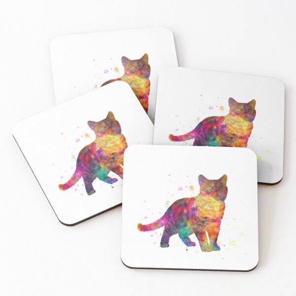 Item preview, American shorthair  cat in watercolor designed and sold by paulrommer.