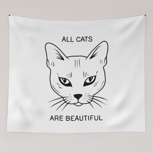 Item preview, All Cats Are Beautiful  designed and sold by ValentinaHramov.