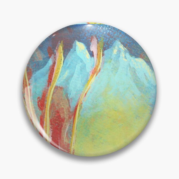 Item preview, Magic in the Wilderness - mountains and flowers designed and sold by Deb Webb.