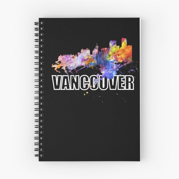 Item preview, Vancouver Canadá Skyline Acyrl Colors en la noche designed and sold by DerNerd.