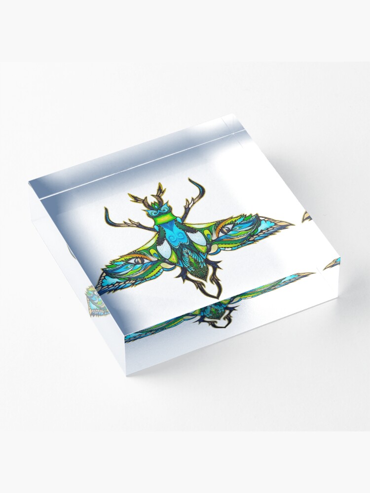 Alternate view of Dragonfly Acrylic Block