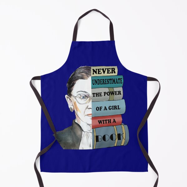 Item preview, Notorious RBG Ruth Bader Ginsburg Never UnderEstimate The Power of A Girl With A Book Feminist Gift designed and sold by TrustedNomads.