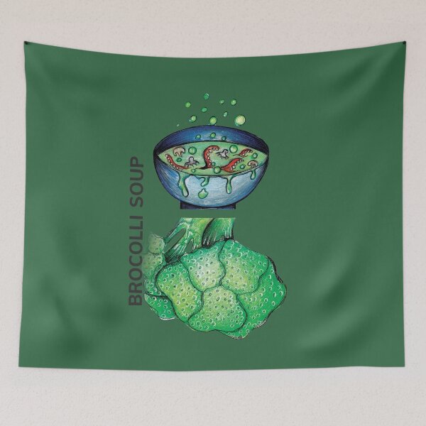 Item preview, BROCCOLI SOUP by FrankenDuo pea green designed and sold by FrankenDuo.