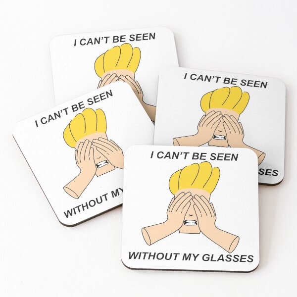 Item preview, Johnny Bravo I can’t be seen without my glasses designed and sold by KRISTAHR.