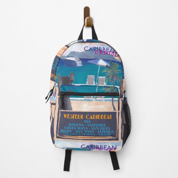 Item preview, Western Caribbean Cruise Retro Travel Poster designed and sold by artshop77.