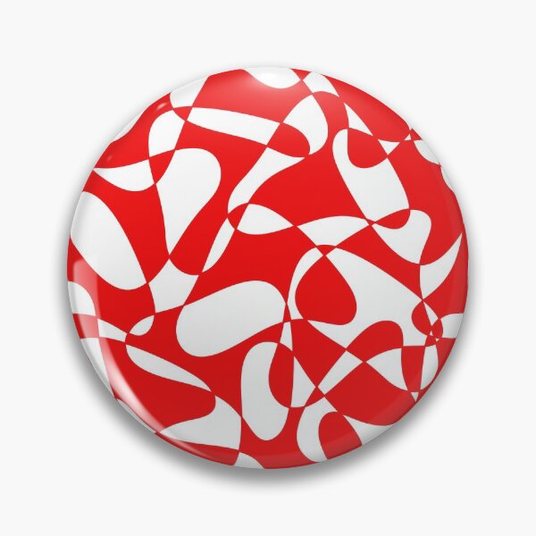 Item preview, Abstract pattern - red and white. designed and sold by K.S ART.