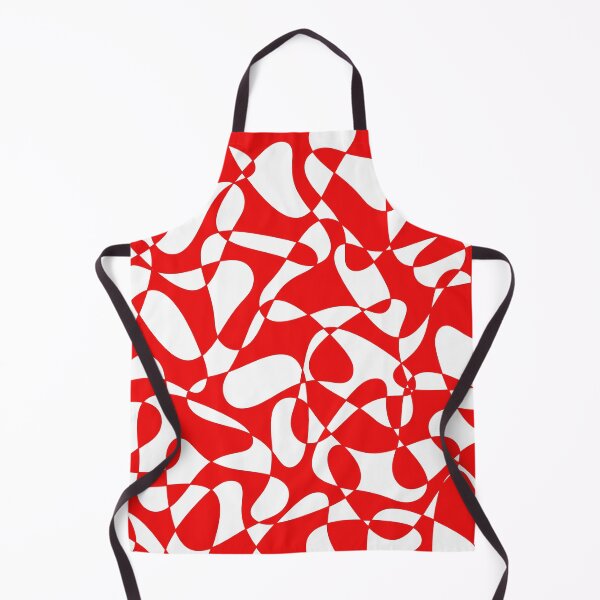 Item preview, Abstract pattern - red and white. designed and sold by K.S ART.