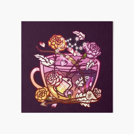 Sagittarius Zodiac Teacup Art Board Print