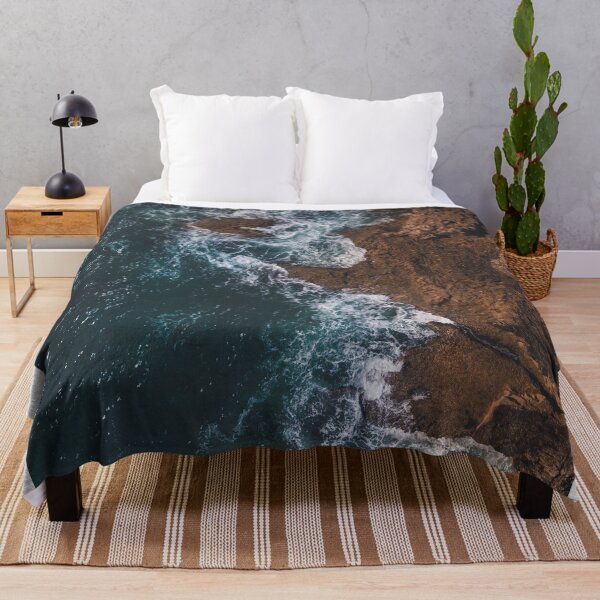 Item preview, Rocky Coast Deep Blue Ocean Seawater designed and sold by MonsaviFashion.